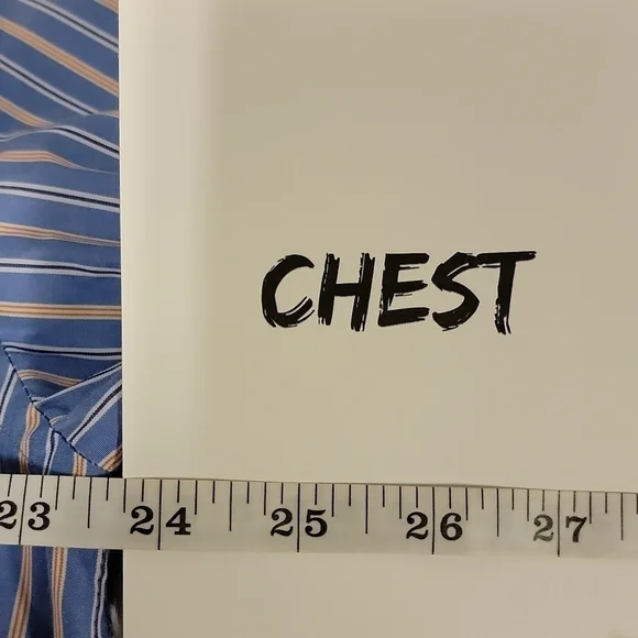 𝅺BOGARI men's button down long sleeve flip cuff dress shirt size xl - Picture 10 of 12